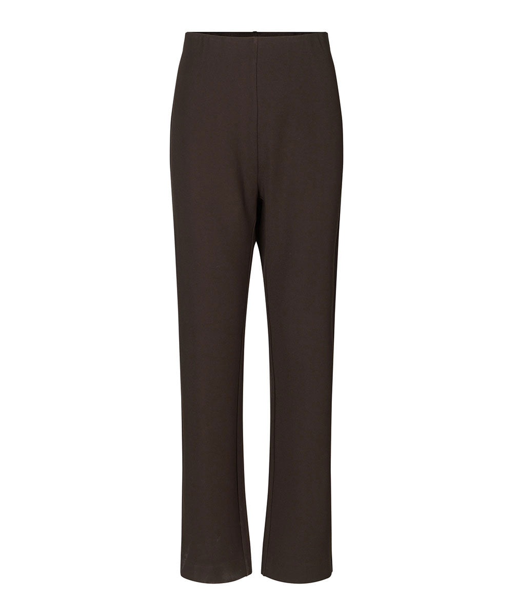 Paige Straight Pant Brown Ponte Pants Masai Copenhagen