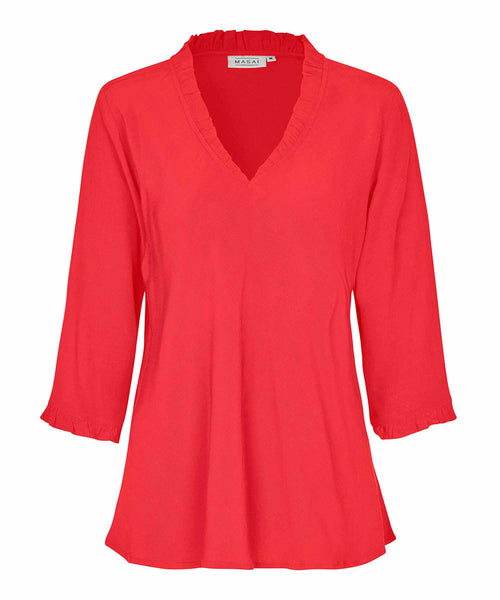 美品★ FRILL SLEEVE SHEER SHIRT Ruffle Top - Black - Made to Order – Birgitta Helmersson