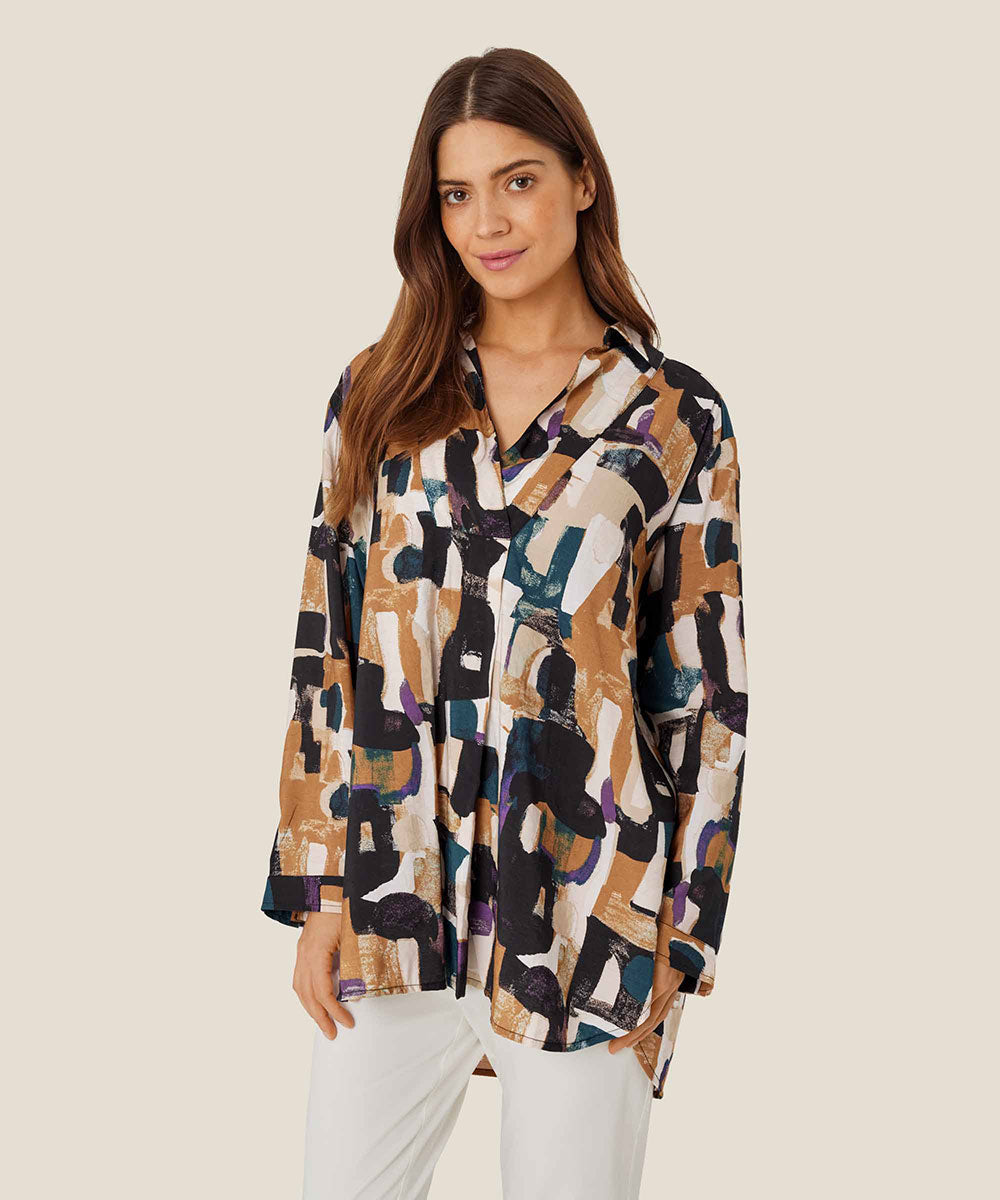 2WAY PUFF SLEEVES TUNIC