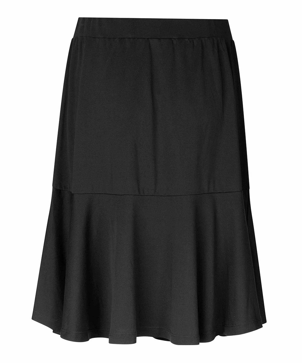 Scarla Ruffle Hem Knee-Length Skirt